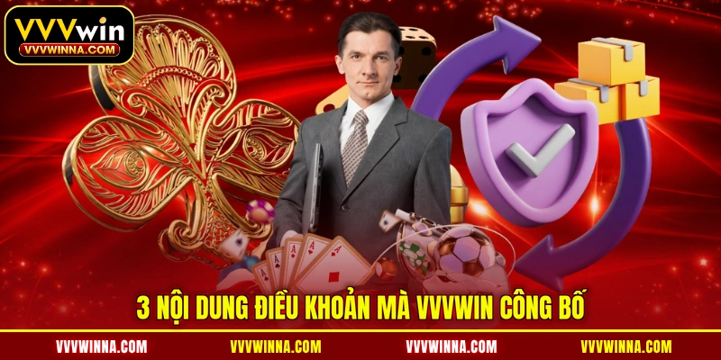 3 nội dung điều khoản mà VVVWIN công bố