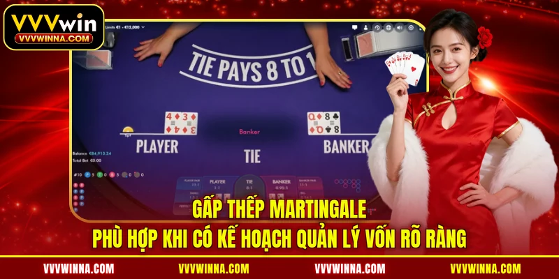Gấp thếp Martingale phù hợp khi có kế hoạch quản lý vốn rõ ràng